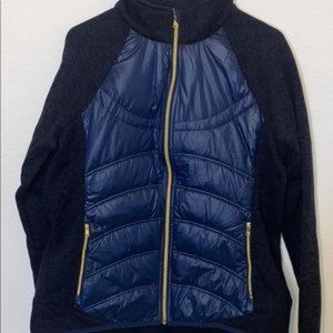 LONDON FOG Down Knit Puffer Coat Size X-large Petite